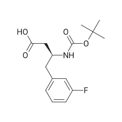 (S)-3-((tert-Butoxycarbonyl)amino)-4-(3-fluorophenyl)butanoic acid