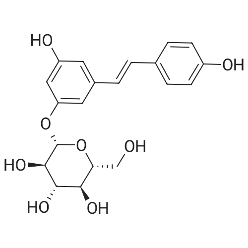(2S,3R,4S,5S,6R)-2-(3-Hydroxy-5-((E)-4-hydroxystyryl)phenoxy)-6-(hydroxymethyl)tetrahydro-2H-pyran-3