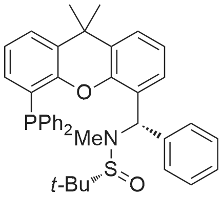 (R)-N-((S)-(5-(Diphenylphosphino)-9,9-dimethyl-9H-xanthen-4-yl)(phenyl)methyl)-N,2-dimethylpropane-2