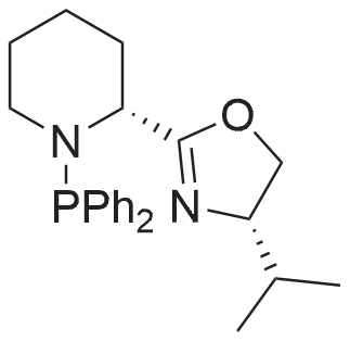 (S)-2-((R)-1-(Diphenylphosphanyl)piperidin-2-yl)-4-isopropyl-4,5-dihydrooxazole