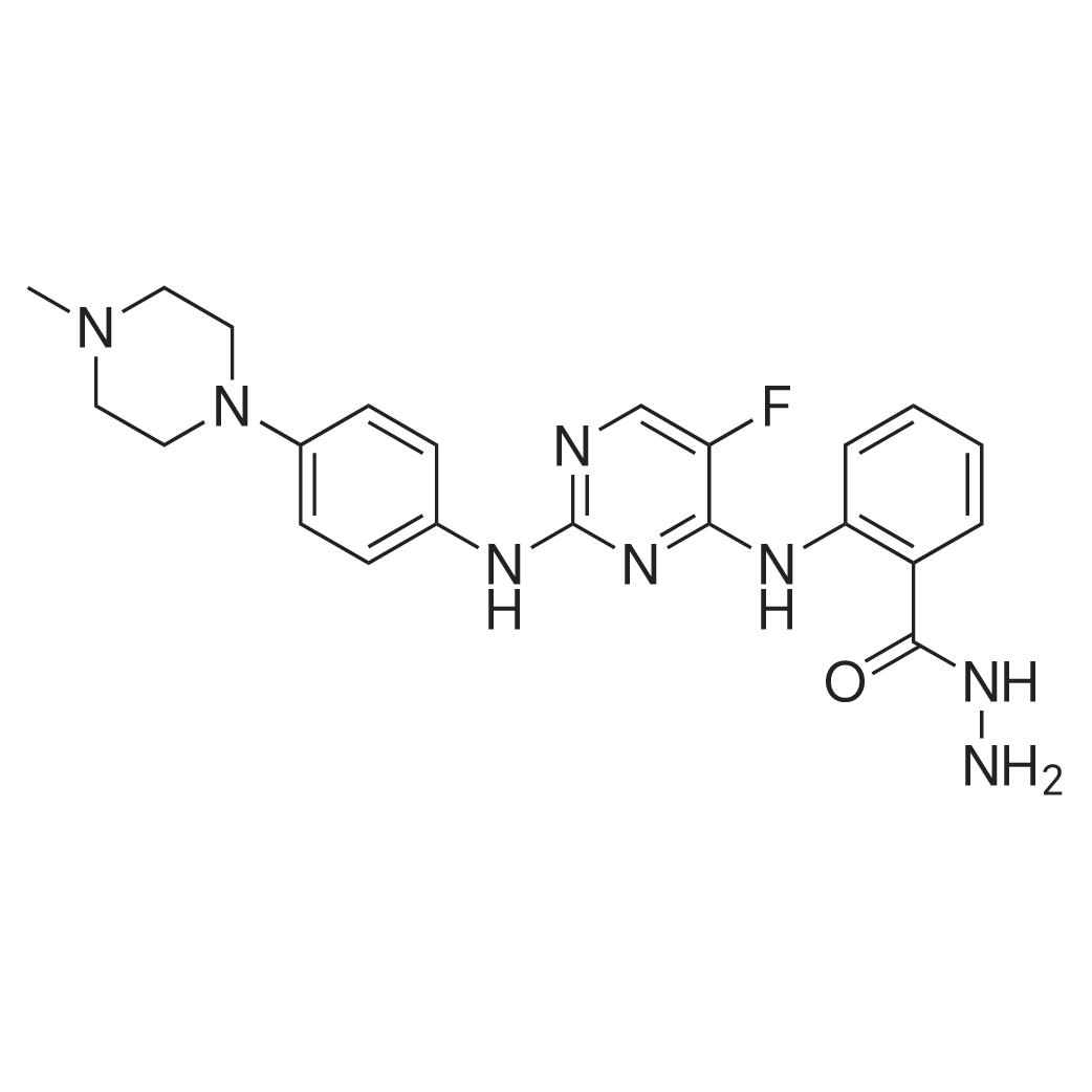 2-((5-Fluoro-2-((4-(4-methylpiperazin-1-yl)phenyl)amino)pyrimidin-4-yl)amino)benzohydrazide