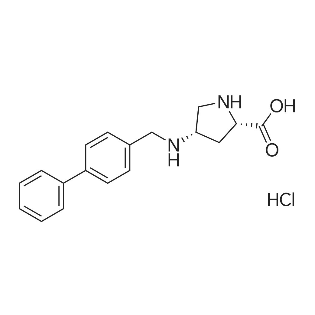 (2S,4S)-4-(([1,1'-Biphenyl]-4-ylmethyl)amino)pyrrolidine-2-carboxylic acid hydrochloride