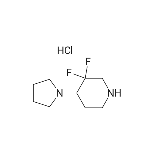3,3-Difluoro-4-(pyrrolidin-1-yl)piperidine hydrochloride