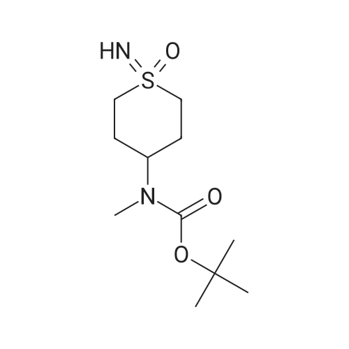 tert-Butyl (1-imino-1-oxidohexahydro-1l6-thiopyran-4-yl)(methyl)carbamate