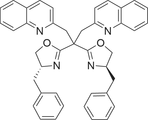 (4R,4'R)-2,2'-(1,3-Di(quinolin-2-yl)propane-2,2-diyl)bis(4-benzyl-4,5-dihydrooxazole)