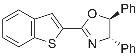 (4S,5S)-2-(Benzo[b]thiophen-2-yl)-4,5-diphenyl-4,5-dihydrooxazole