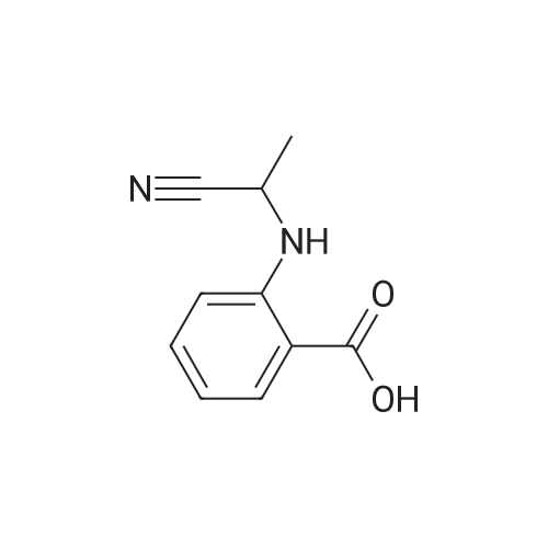 2-((1-Cyanoethyl)amino)benzoic acid