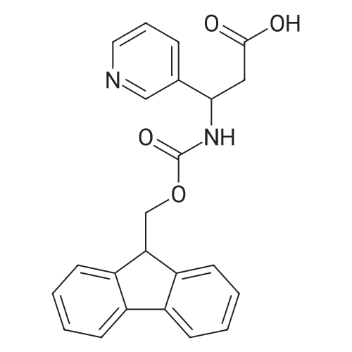 3-((((9H-Fluoren-9-yl)methoxy)carbonyl)amino)-3-(pyridin-3-yl)propanoic acid