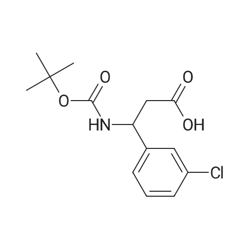 3-tert-Butoxycarbonylamino-3-(3-chlorophenyl)propionic acid