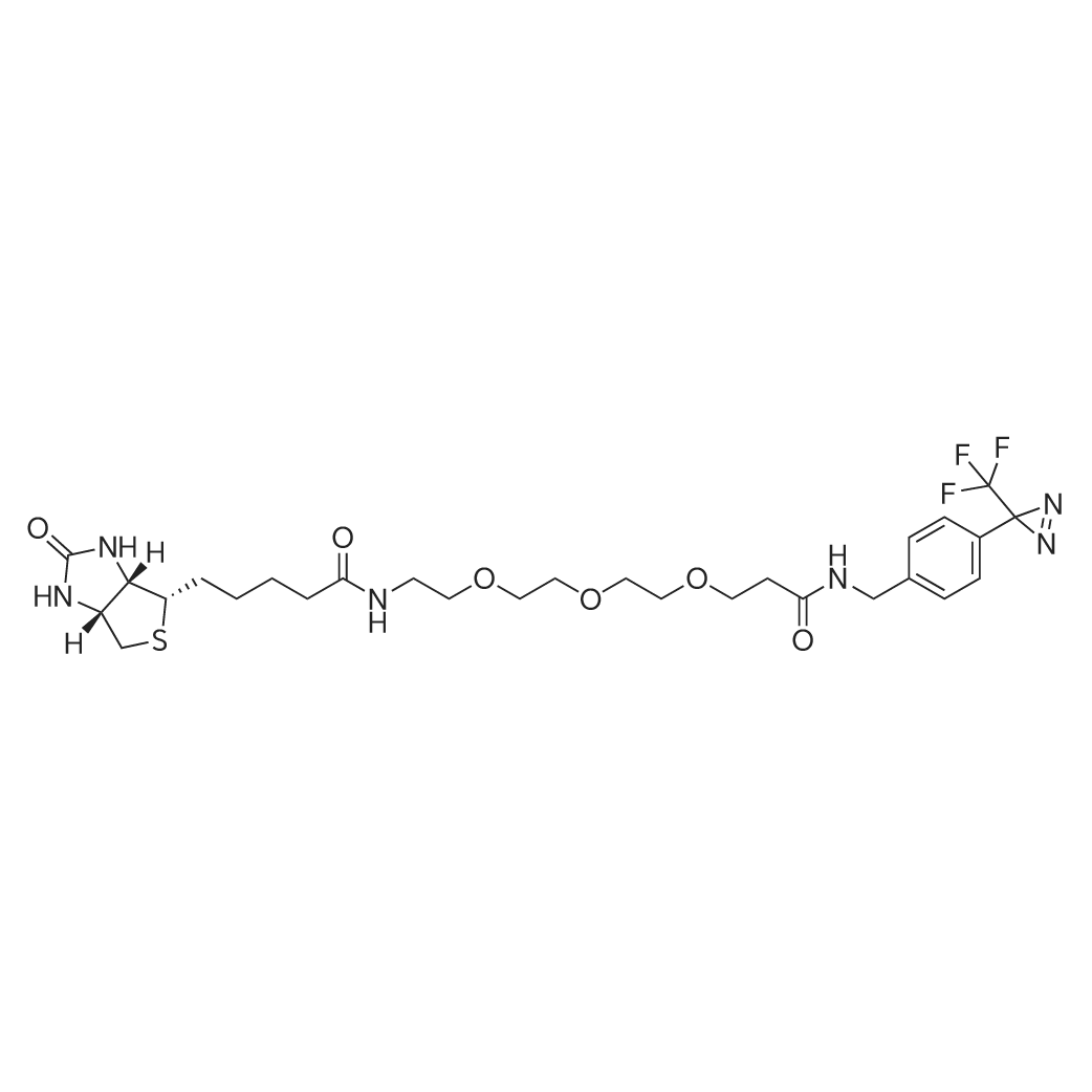 N-(3-Oxo-1-(4-(3-(trifluoromethyl)-3H-diazirin-3-yl)phenyl)-6,9,12-trioxa-2-azatetradecan-14-yl)-5-(