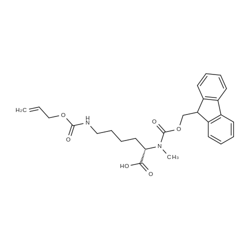 N2-(((9H-Fluoren-9-yl)methoxy)carbonyl)-N6-((allyloxy)carbonyl)-N2-methyl-L-lysine