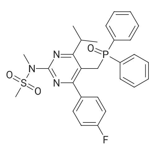 N-(5-((Diphenylphosphoryl)methyl)-4-(4-fluorophenyl)-6-isopropylpyrimidin-2-yl)-N-methylmethanesulfo