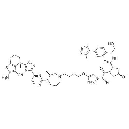 (2S,4R)-1-((S)-2-(4-(4-((S)-4-(4-(5-((S)-2-Amino-3-cyano-4-methyl-4,5,6,7-tetrahydrobenzo[b]thiophen