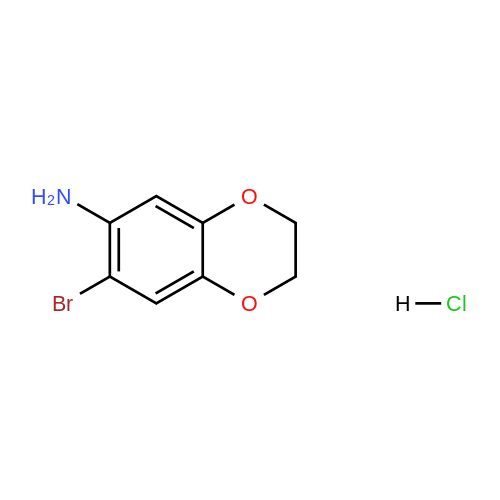 297757-46-1 7-Bromo-2,3-dihydrobenzo[b][1,4]dioxin-6-amine hydrochloride