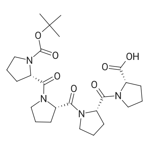 (S)-1-((S)-1-((S)-1-((S)-1-(tert-Butoxycarbonyl)pyrrolidine-2-carbonyl)pyrrolidine-2-carbonyl)pyrrol