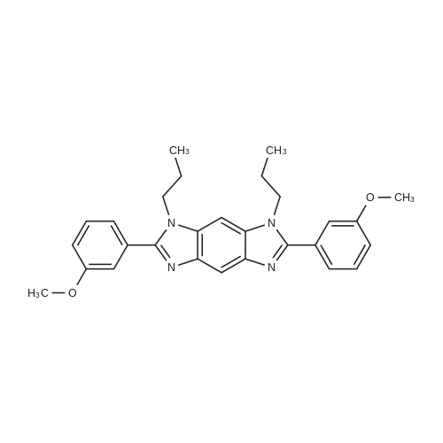 2,6-Bis(3-methoxyphenyl)-1,7-dipropyl-1,7-dihydrobenzo[1,2-d:4,5-d']diimidazole