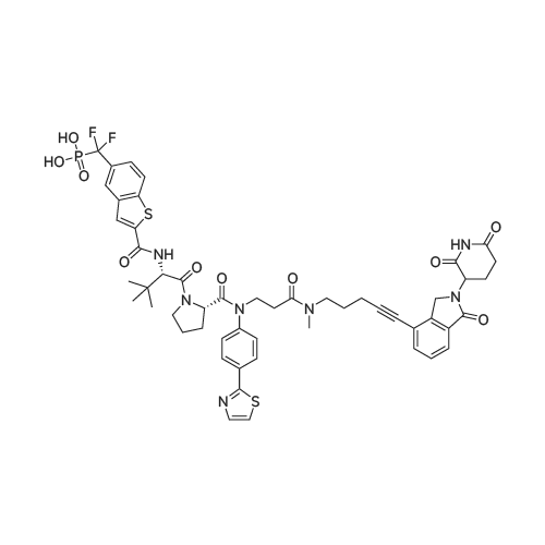 ((2-(((2S)-1-((2S)-2-((3-((5-(2-(2,6-Dioxopiperidin-3-yl)-1-oxoisoindolin-4-yl)pent-4-yn-1-yl)(methy