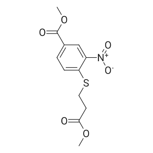Methyl 4-[(3-methoxy-3-oxopropyl)sulfanyl]-3-nitrobenzoate