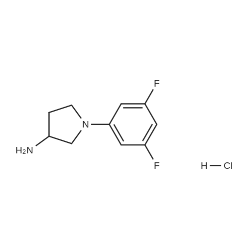 1-(3,5-Difluorophenyl)pyrrolidin-3-amine hydrochloride