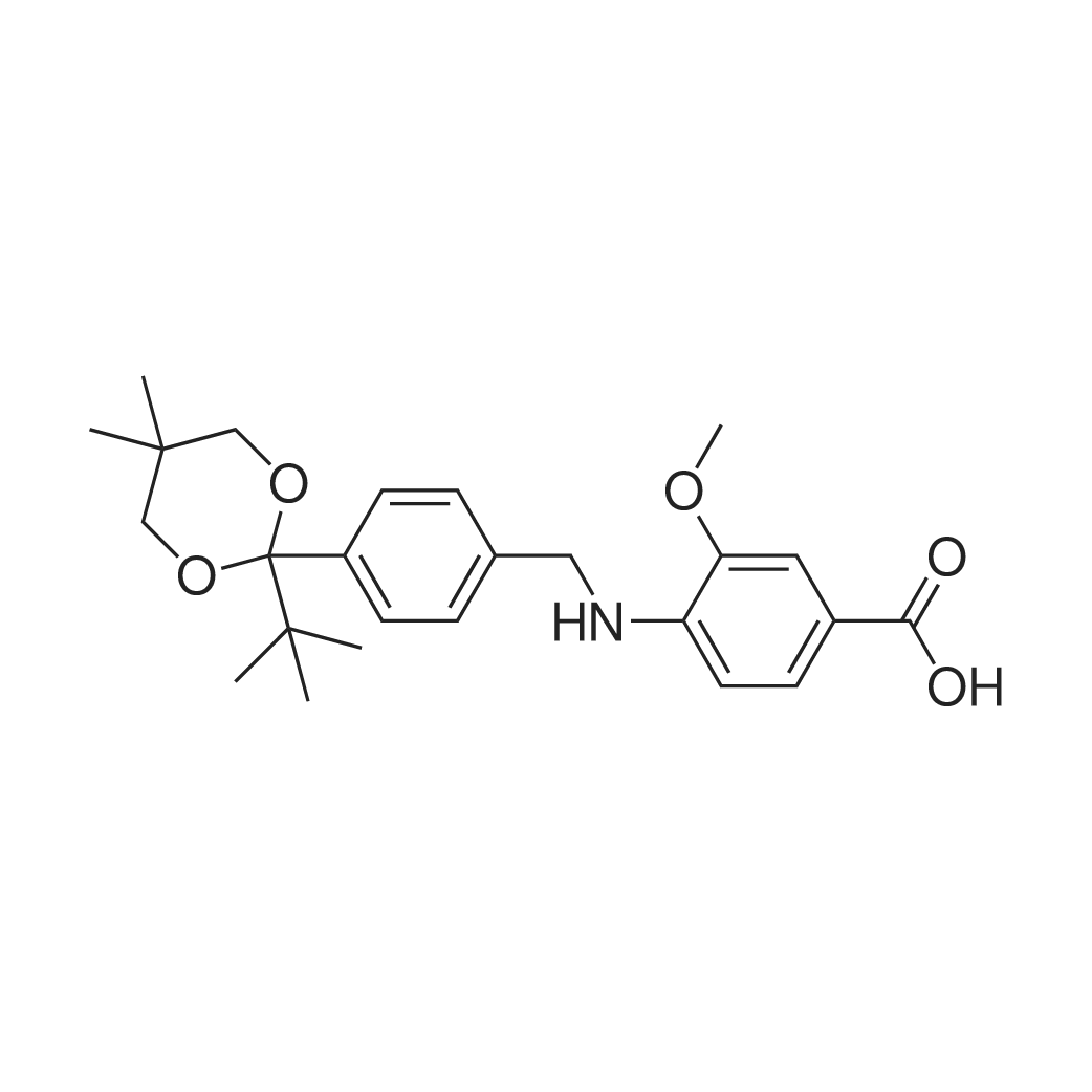 4-((4-(2-(tert-Butyl)-5,5-dimethyl-1,3-dioxan-2-yl)benzyl)amino)-3-methoxybenzoic acid