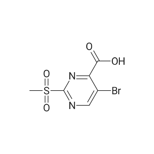 5-Bromo-2-(methylsulfonyl)pyrimidine-4-carboxylic acid