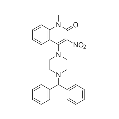 4-(4-Benzhydrylpiperazin-1-yl)-1-methyl-3-nitroquinolin-2(1H)-one