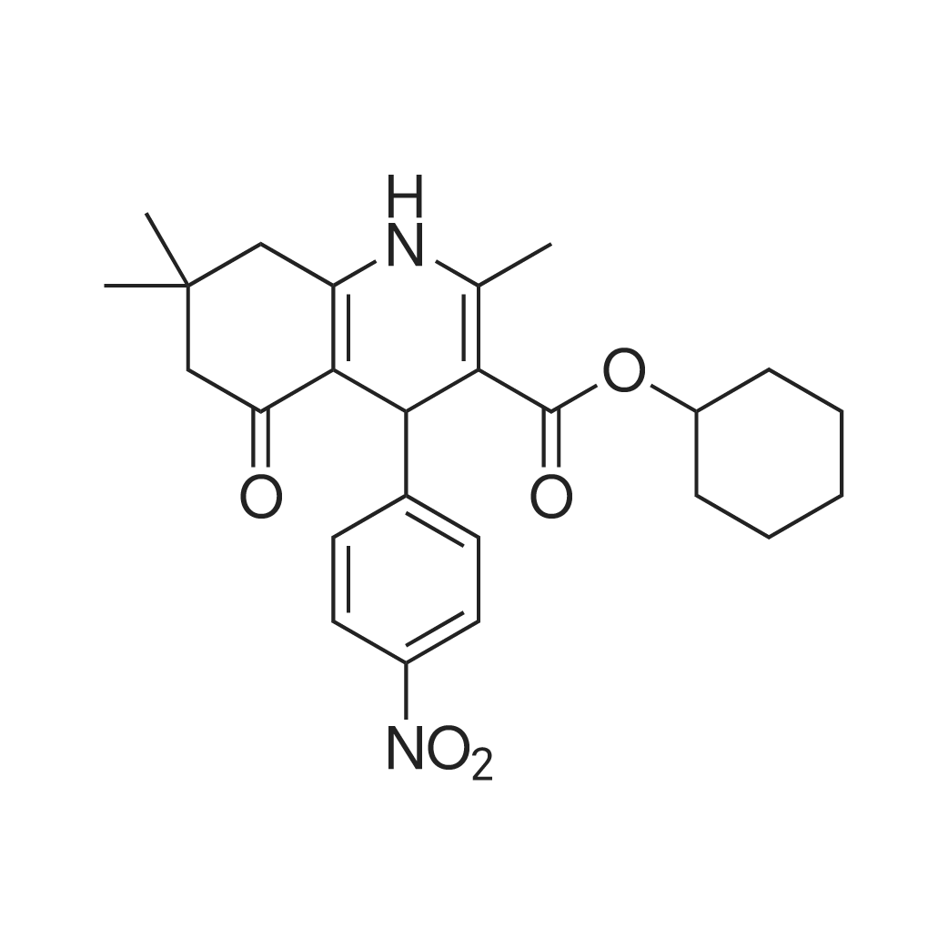 Cyclohexyl 2,7,7-trimethyl-4-(4-nitrophenyl)-5-oxo-1,4,5,6,7,8-hexahydroquinoline-3-carboxylate