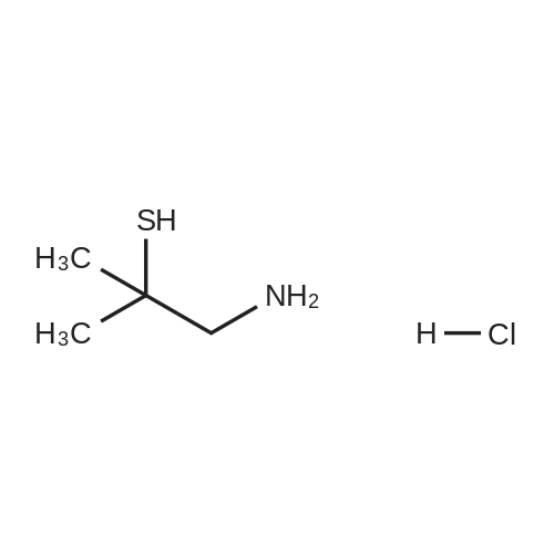 1-Amino-2-methylpropane-2-thiol hydrochloride
