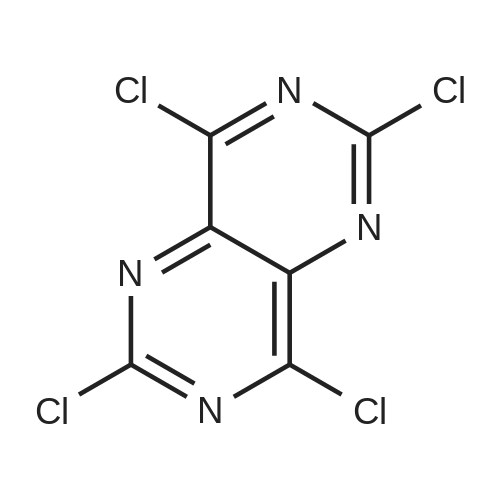 Perchloropyrimido[5,4-d]pyrimidine