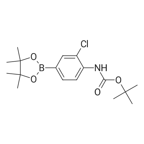 tert-Butyl (2-chloro-4-(4,4,5,5-tetramethyl-1,3,2-dioxaborolan-2-yl)phenyl)carbamate