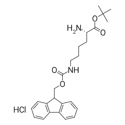 (S)-tert-Butyl 6-((((9H-fluoren-9-yl)methoxy)carbonyl)amino)-2-aminohexanoate hydrochloride