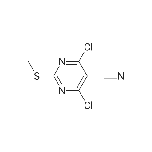 4,6-Dichloro-2-(methylthio)pyrimidine-5-carbonitrile
