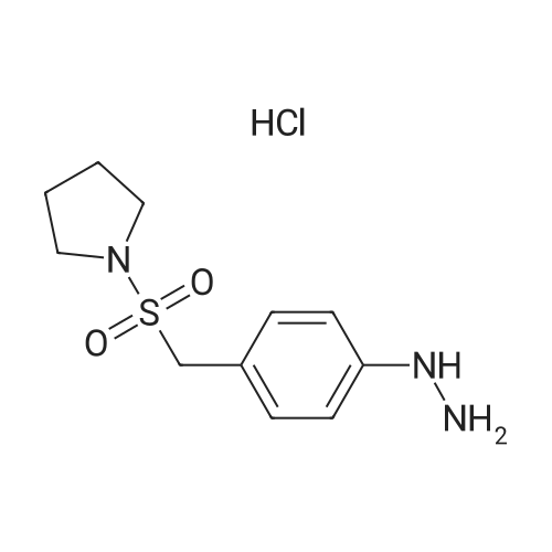 1-((4-Hydrazinylbenzyl)sulfonyl)pyrrolidine hydrochloride