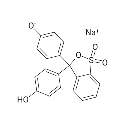 34487-61-1 3,3-Bis(4-hydroxyphenyl)-3H-benzo[c][1,2]oxathiole 1,1-dioxide, sodium salt