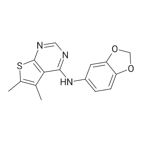 345616-08-2 N-(Benzo[d][1,3]dioxol-5-yl)-5,6-dimethylthieno[2,3-d]pyrimidin-4-amine