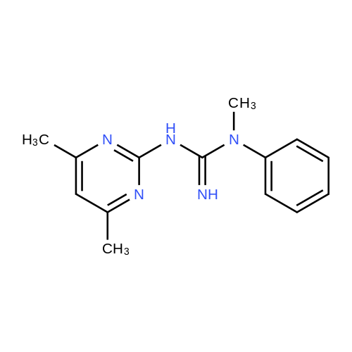 34747-68-7  3-(4,6-Dimethylpyrimidin-2-yl)-1-methyl-1-phenylguanidine