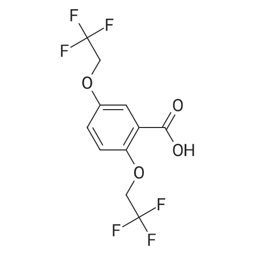 2,5-Bis(2,2,2-trifluoroethoxy)benzoic acid