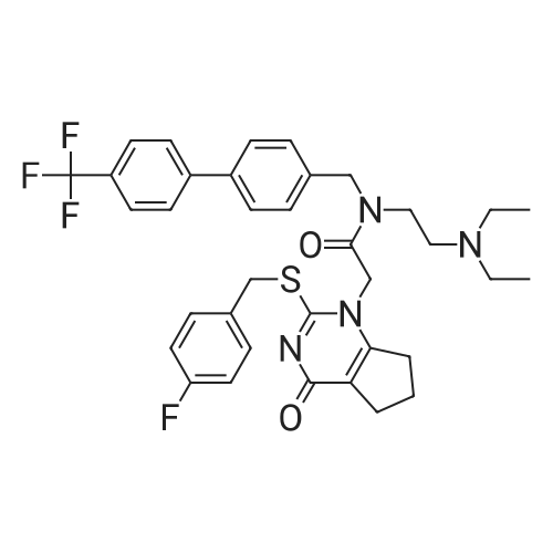 N-(2-(Diethylamino)ethyl)-2-(2-((4-fluorobenzyl)thio)-4-oxo-4,5,6,7-tetrahydro-1H-cyclopenta[d]pyrim