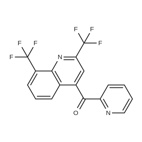 (2,8-Bis(trifluoromethyl)quinolin-4-yl)(pyridin-2-yl)methanone