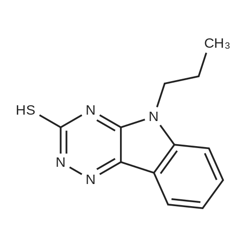36047-56-0 5-Propyl-5H-[1,2,4]triazino[5,6-b]indole-3-thiol