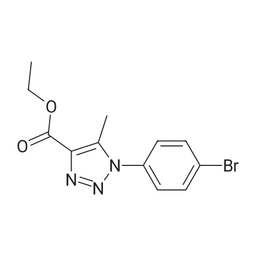 Ethyl 1-(4-bromophenyl)-5-methyl-1H-1,2,3-triazole-4-carboxylate