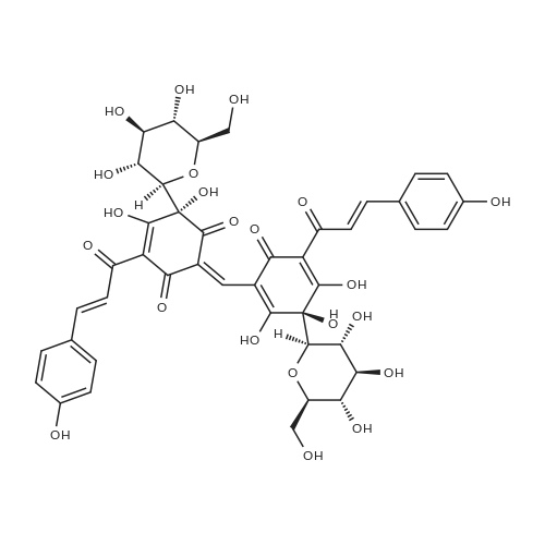 (S,Z)-5,6-Dihydroxy-4-((E)-3-(4-hydroxyphenyl)acryloyl)-2-(((S)-2,3,4-trihydroxy-5-((E)-3-(4-hydroxy
