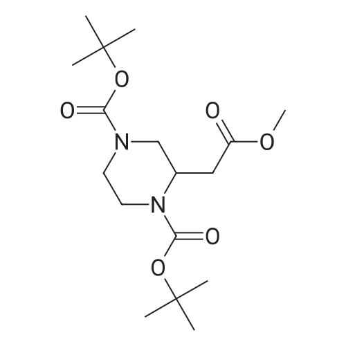 Di-tert-butyl 2-(2-methoxy-2-oxoethyl)piperazine-1,4-dicarboxylate