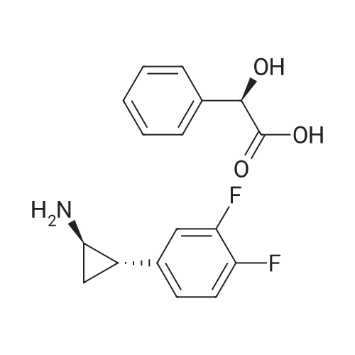 (1R,2S)-2-(3,4-Difluorophenyl)cyclopropanamine (R)-2-hydroxy-2-phenylacetate