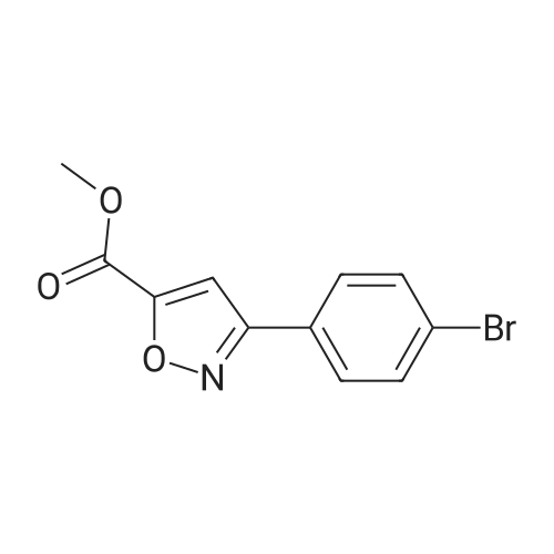 Methyl 3-(4-bromophenyl)isoxazole-5-carboxylate