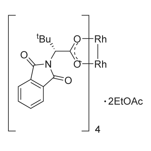 Tetrakis[N-phthaloyl-(R)-tert-leucinato]dirhodium Bis(ethyl Acetate) Adduct