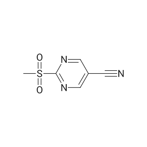 2-(Methylsulfonyl)pyrimidine-5-carbonitrile