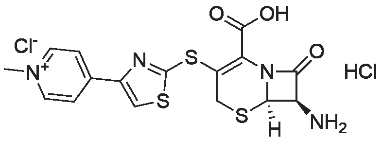 4-(2-(((6R,7R)-7-Amino-2-carboxy-8-oxo-5-thia-1-azabicyclo[4.2.0]oct-2-en-3-yl)thio)thiazol-4-yl)-1-