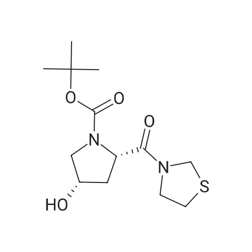 tert-Butyl (2S,4S)-4-hydroxy-2-(thiazolidine-3-carbonyl)pyrrolidine-1-carboxylate
