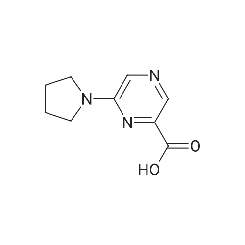 40262-63-3 6-(Pyrrolidin-1-yl)pyrazine-2-carboxylic acid